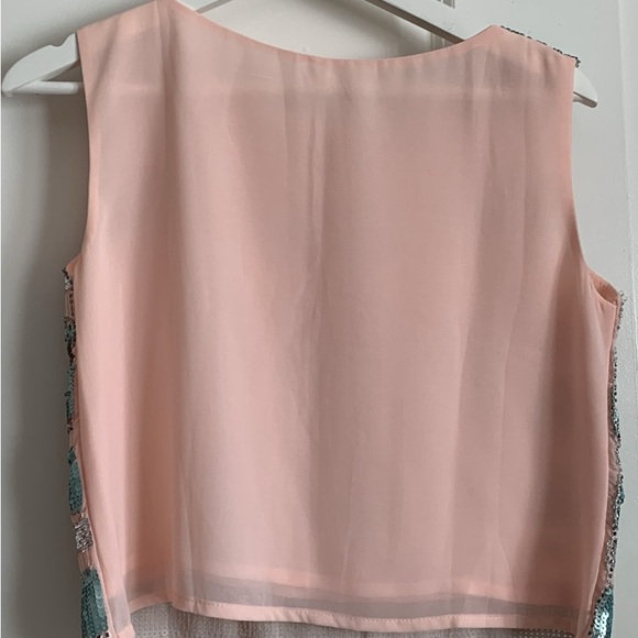 Pink and Blue Sparkly Top - Picture 2 of 2